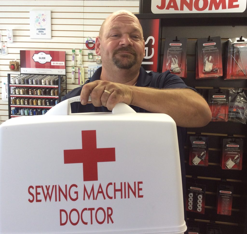 We love to service and repair your sewing machines.