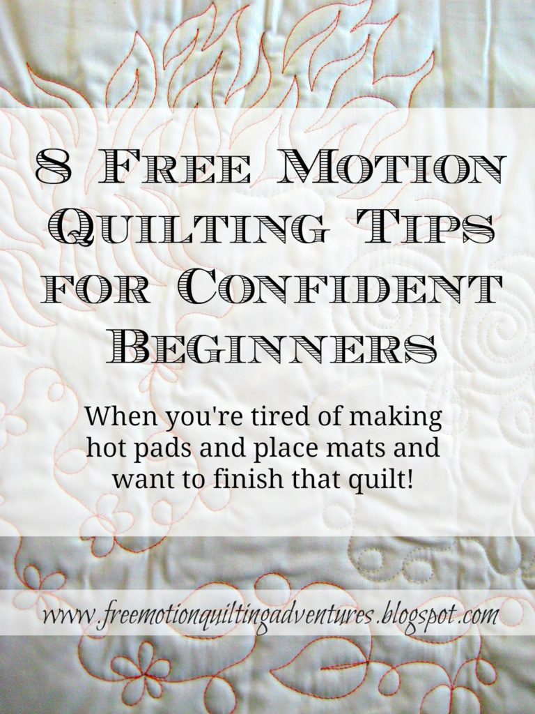tips for free motion quilting